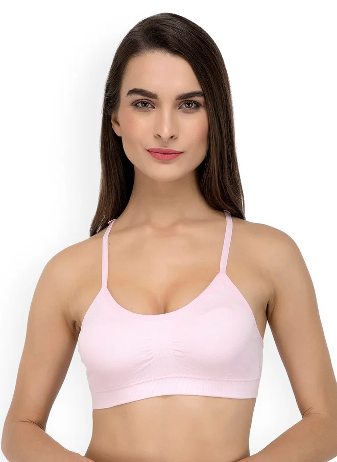 ليس اند مي  Laceandme Rose Lace Non-Wired Lightly Padded Styled Back Bralette Bra 4377